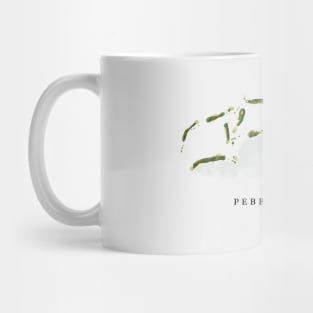 Pebble Beach Golf Map Mug